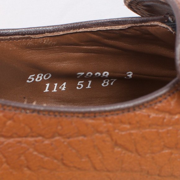 [SOLD] VTG Dack's Camel Loafer Men's Shoes 8 E Brown 🇨🇦 Round Toe EUC - Picture 6 of 8